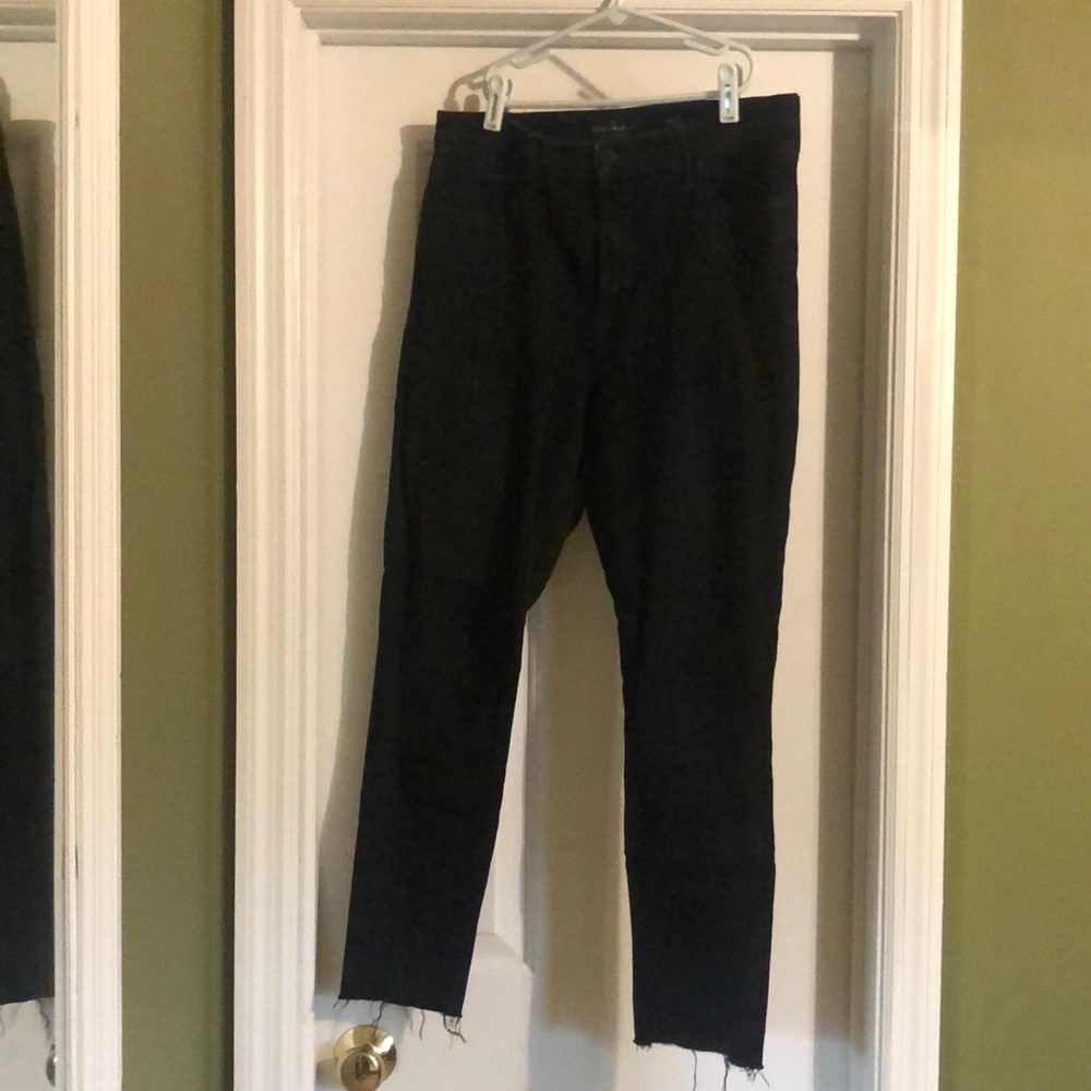 Lucky Brand black distressed skinny jeans. Size 10/30. Bridgette Skinny.